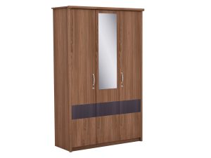 Yoop 3 Door Wardrobe With Mirror