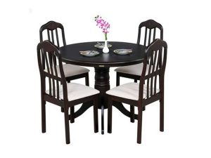 WINCHESTER 4 SEATER DINING SET WENGE