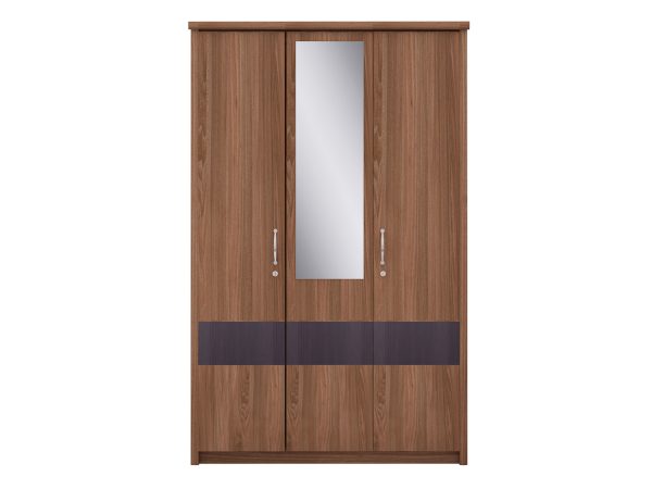 Yoop 3 Door Wardrobe With Mirror