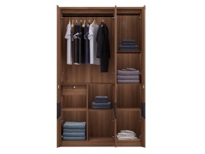 Yoop 3 Door Wardrobe With Mirror