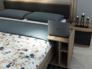 Mobile laptop trolley